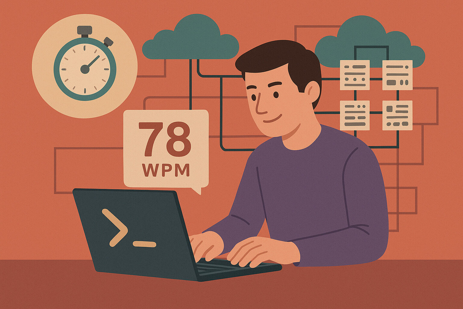 Using Typing Tests to Improve Shell Efficiency in Grid Work